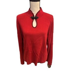 Women’s Philosophy Mandarin Sweater. Size XL